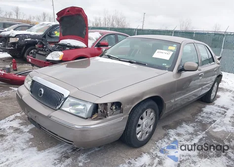 2003 Mercury Grand Marquis Ls из США, поврежденный, VIN 2MEFM75W33X688018